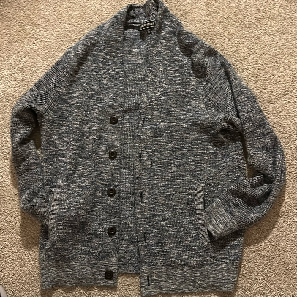 Express blue/grey cardigan!